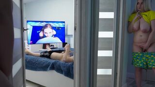 Spying for daddy part 2 with stepdaughter