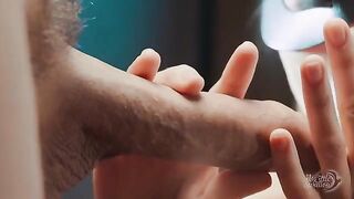 That's what a real cumslut should do with used condoms! Draining big fat loads in 4K close up