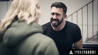 A homeless teen girl gets obsessed with a family man who helped her and wants to fuck him