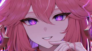 Yae Miko's 5-minute climax promise with foot fetish twist (Hentai JOI)