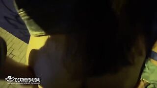 I fucked a Spanish girl in the street after a party and made her squirt