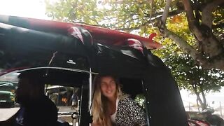 A couple enjoys sea sex and surf on their adventure, capturing every moment in a steamy vlog