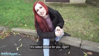 Public Agent: A young, naive Northern girl gets fucked in the basement for cash