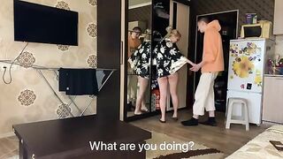 The young guy seduced a cougar who wasn’t wearing panties