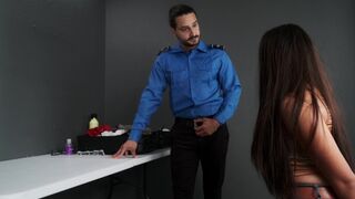 TSA agent found a naughty toy in the bag of a sexy Latina traveler, Jolla PR
