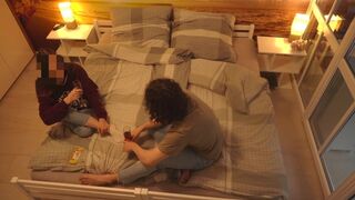 A couple engaged in real sex on the first date