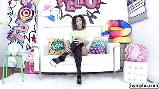 Petite Kira Perez gets her pussy full of cum in a hardcore scene