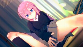 A short skirt girl was fucked by a guy with big cock in anime