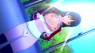 Suzune Horikita wants to do it with you in hentai classroom action