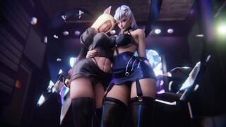 OUT Meet N Greet Part 2 Ahri Evelynn - animated XXX fun continues