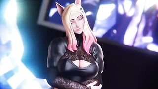 OUT Meet N Greet Part 2 Ahri Evelynn - animated XXX fun continues