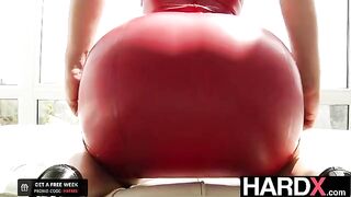 Abella Danger gets her asshole gapped in a hardcore DP scene