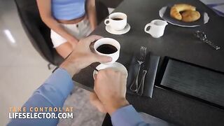 Skinny nanny Candee Licious, a petite Hungarian beauty, craves big dicks in her tight pussy