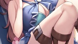 Raphtalia serves your cock in this hot hentai JOI scene