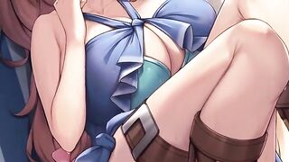 Raphtalia serves your cock in this hot hentai JOI scene