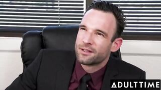 April Olsen gets fucked hard by her boss in his office