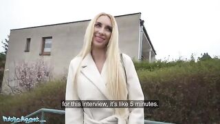 The Public Agent made a deal with the blonde in the basement for cash