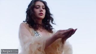 The goddess Elena Koshka is having an intense fantasy threesome