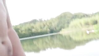 Babe fucked on the beach by a stranger in a risky encounter