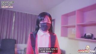 Yumeko Kakegurui loses a bet, has no panties and raw sex