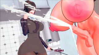 Cartoon game with a unique twist, featuring intense and explicit scenes