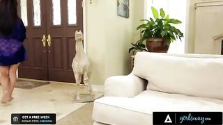 Reena Sky makes a sex tape with her neighbor, getting intimate