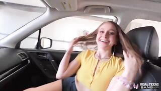 Hairy pussy of hot teen Laney Grey gets drilled deep