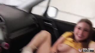 Hairy pussy of hot teen Laney Grey gets drilled deep