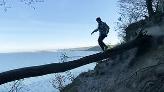 A walk with my Chihuahua around Gdynia Orłowo - hardcore