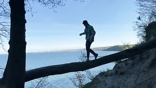 A walk with my Chihuahua around Gdynia Orłowo - hardcore