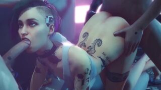Cyberpunk 2077 compilation with Judy Alvarez and Panam Palmer's best scenes