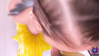The girl in the fishnet was handcuffed and fucked in her ass