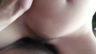 Skinny girl makes a blowjob and fucks on vacation