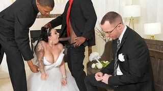 Payton Preslee's wedding day turned into a wild threesome