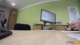 A business lady came to the bank to get a loan for her company