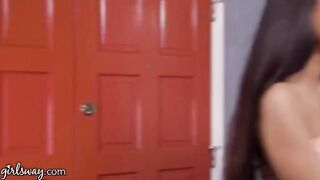 Hot babe Eliza Ibarra caught getting fucked by her stepmom