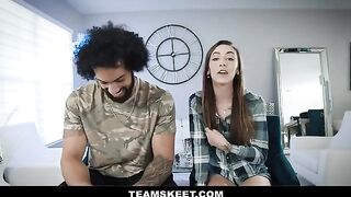 Girlfriend gets banged in crazy poses by Dani Blu’s charm