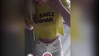 Exchange student #1 Meeting - cute and petite blonde