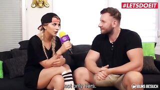 Ebony German pornstar Josy Black gets her wet pussy pounded by an amateur guy