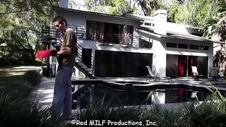 The housewife cheats on her husband with a young man, exploring new desires
