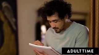 A stepson is caught drawing his hot stepmom RayVeness in a private moment