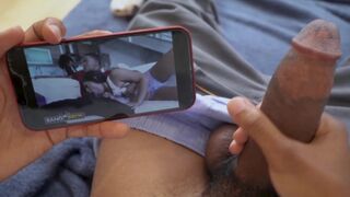 Lil D jacks off to his own video featuring Julz Gotti, damn meta!