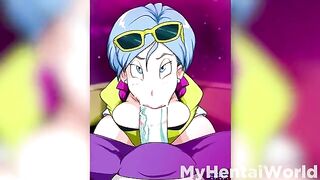 Hentai animation compilation with Bulma from Dragon Ball Super, fully uncensored