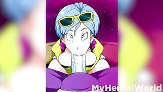 Hentai animation compilation with Bulma from Dragon Ball Super, fully uncensored
