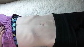 A lot of women have a fetish for having their belly button played with