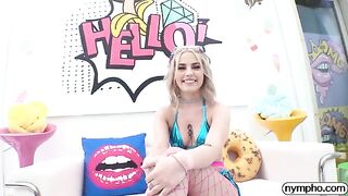 The tiny nympho Chanel Camryn gets her pussy railed hard