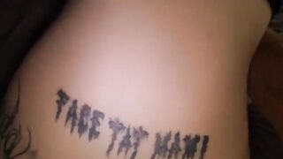 A girl is passionately fucked by her boyfriend in a homemade scene