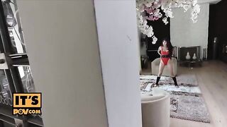 Brenna Sparks, a hottie, gets fucked by her stepson’s big cock