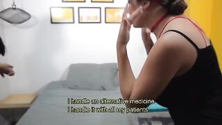 The doctor gave Salome a good anal treatment for her supposed illness