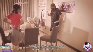 The Chinese student June Liu was recruited for the soccer club